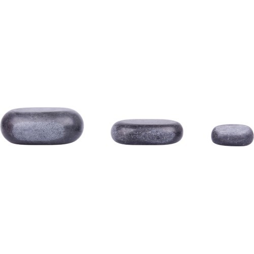 Lavas masāžas akmeņu komplekts inSPORTline Basalt Stone 12 gab.