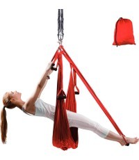 Гамак для йоги Antigravity Aero Yoga Hammock inSPORTline Hemmok - Red