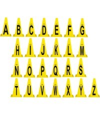 Пластиковые конусы inSPORTline Alphabet 23 см