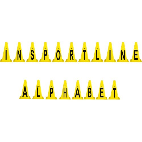 Plastmasas konusi inSPORTline Alphabet 23 cm