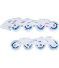 Worker Action Frio, Patino, Nobes, Nubila PP White roller skate chassis