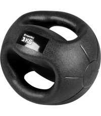 Medicīnas bumba ar rokturiem inSPORTline GrabMe 3kg