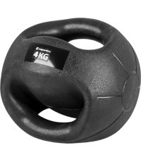 Medicīnas bumba ar rokturiem inSPORTline GrabMe 4kg