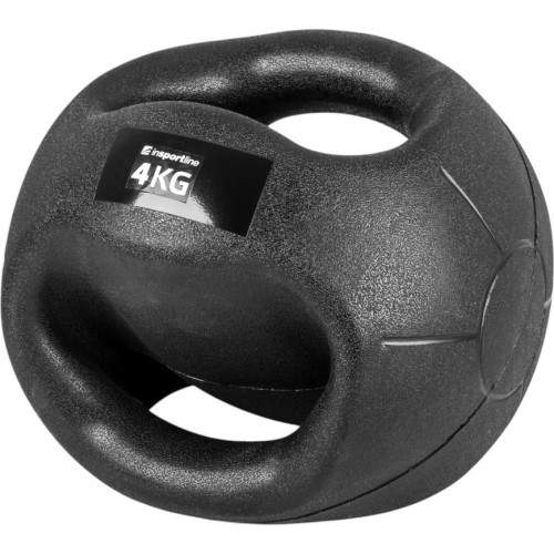 Medicīnas bumba ar rokturiem inSPORTline Grab Me 4 kg