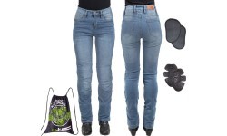 Women’s Moto Jeans W-TEC Lustipa - Blue