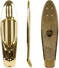 Mini skrituļdēlis 58 x 15 cm Worker Mirria - Gold