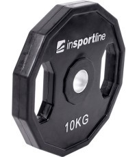 Весовая плита с резиновым покрытием inSPORTline Ruberton 10 кг