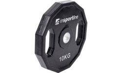 Ar gumiju pārklāts svaru disks inSPORTline Ruberton 10 kg