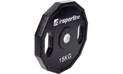 Ar gumiju pārklāts svaru disks inSPORTline Ruberton 15 kg