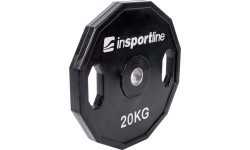 Rubber Coated Weight Plate inSPORTline Ruberton 20kg