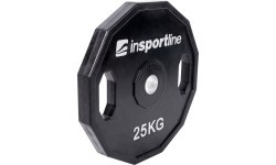 Обрезиненный диск для штанги inSPORTline Ruberton 25 кг