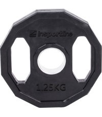 Ar gumiju pārklāts olimpiskais svaru disks inSPORTline Ruberton 1,25 kg