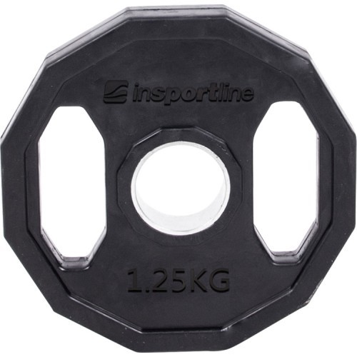 Ar gumiju pārklāts olimpiskais svaru disks inSPORTline Ruberton 1,25 kg