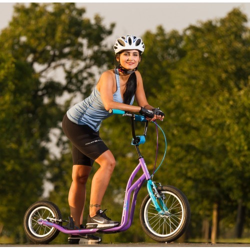Kick Scooter inSPORTline Suter SE Black-Yellow