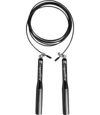 Speed Jumper с подшипниками и алюминиевыми ручками inSPORTline Jumpalu 147g - Black