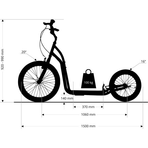 Kick Scooter inSPORTline Disparo V-Brake