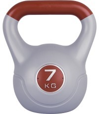 Cement-Filled Vinyl Kettlebell inSPORTline 7 kg
