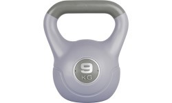 Cement-Filled Vinyl Kettlebell inSPORTline 9 kg