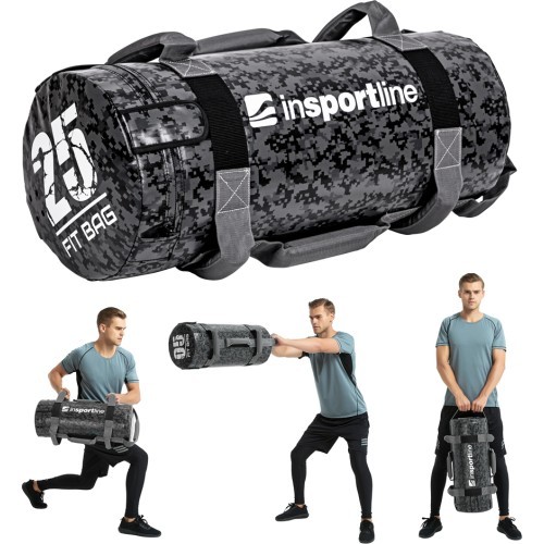 Treniņu soma ar rokturiem inSPORTline Fitbag Camu 25 kg