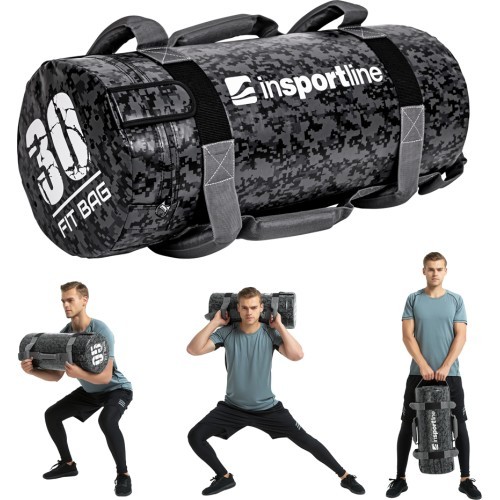 Тренировочный мешок с ручками inSPORTline Fitbag Camu 30 кг
