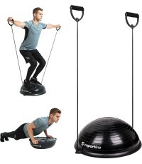 inSPORTline Dome UNI līdzsvara platforma ar gumiju - Black