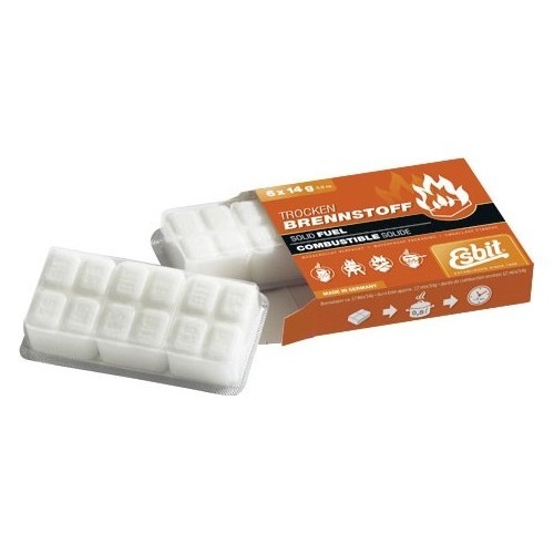Cietā kurināmā tabletes Esbit, 6x14 g