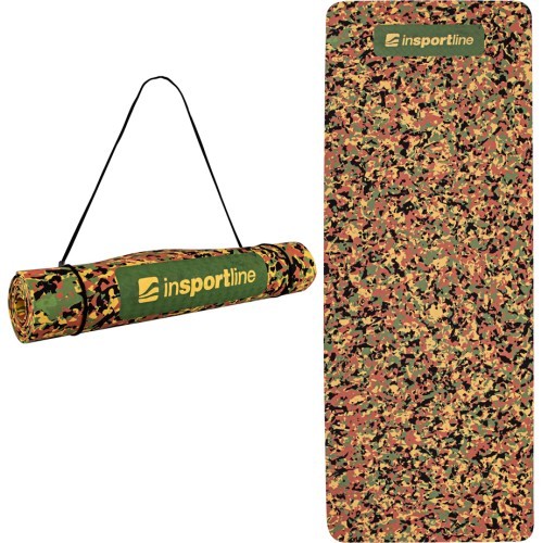 Коврик для упражнений inSPORTline Camu 173x61x0,4 см - Brown Camouflage
