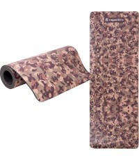 Vingrošanas paklājs inSPORTline Camu 173x61x0,8 cm - Brūns kamuflāžs