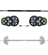 Набор штанга + весовые плиты inSPORTline Pumpstar 2 - 20 кг