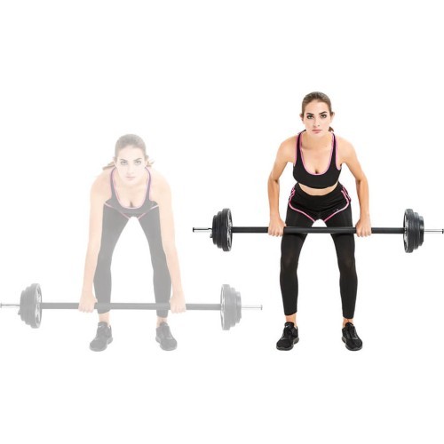Barbell + Weight Plate Set inSPORTline Pumpstar 2 – 20kg