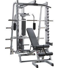 Daudzfunkcionāls trenažieris Body-Solid DELUXE GS348QP4 ar papildu svariem