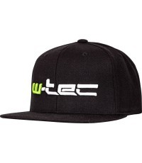 Snapback cepure W-TEC Russjack - Melns ar zaļi baltu logotipu