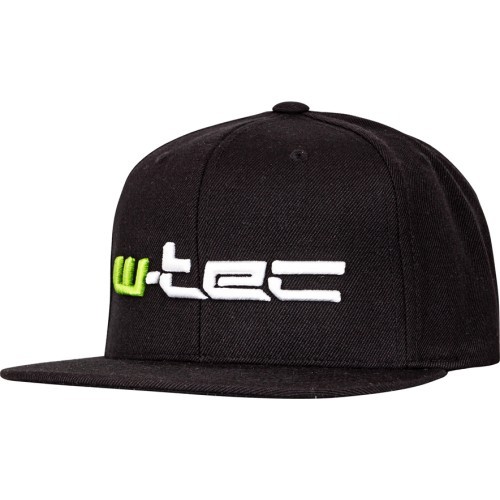 Snapback cepure W-TEC Russjack - Melns ar zaļi baltu logotipu