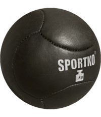 Кожаный медицинский мяч SportKO Medbol - 10 kg