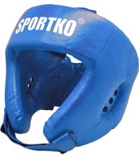 SportKO OK2 ādas boksa ķivere - Blue