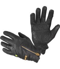 W-Tec Perchta Sieviešu ādas motocikla cimdi - Black