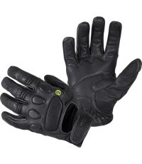 W-Tec Cherton ādas motocikla cimdi - Black