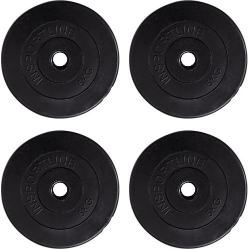 InSPORTline BS08 maināmo svaru hanteļu un stieņu komplekts 3-50 kg