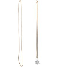 Ādas kaklarota W-TEC Tynwald 3 mm, brūna