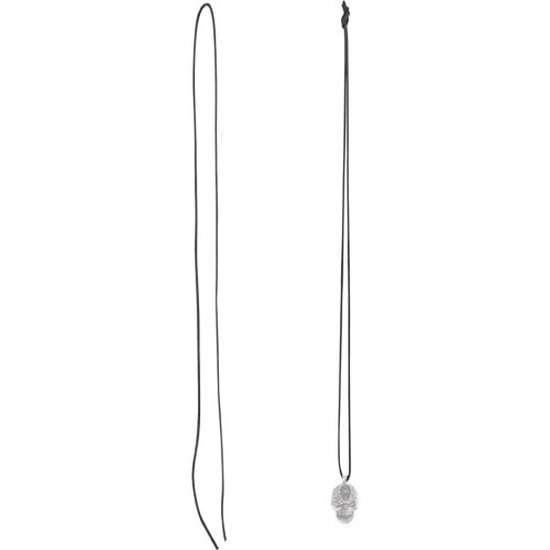 Кожаное колье W-TEC Mearyll 2mm чёрное