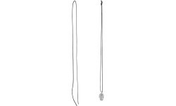Ādas kaklarota W-TEC Mearyll 2mm melna