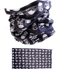 Шарф-грелка на шею MTHDR Поле черепов