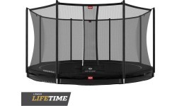 BERG Favorit InGround 380 Black + Safety Net Comfort