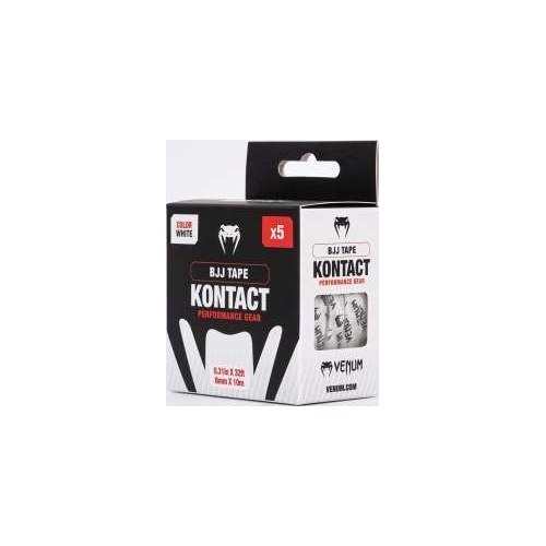 Тейп для пальцев Venum Kontact BJJ, белый/чёрный