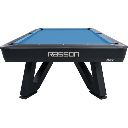 Billiard Table, Pool, Rasson Wolf, 9 ft. (Fuß), schwarz, EPBF pocket size, Simonis 760 yellow green