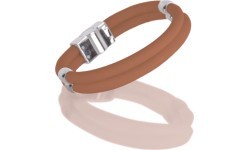 Magnētiskā aproce inSPORTline Toliman (brūna) - Pink