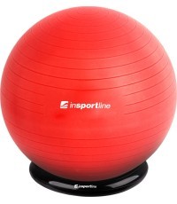 Мяч для упражнений inSPORTline Top Ball 75 см w/ BallBase - Red