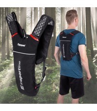 Skriešanas mugursoma inSPORTline Topspeed - Melna