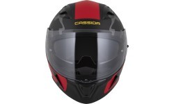 Motorcycle Helmet Cassida Orbit Multivers Matte Black/Red/Gray/Yellow
