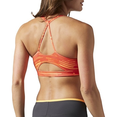 Reebok Sports Bra WOR TRI BACK BRA Orange BK4194